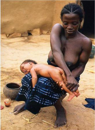 Bébé à défroisser, Côte d'Ivoire